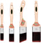 Paint Brushes for Walls, 4 Pack Professional Paint Brush Set with Upgraded Synthetic Bristles and Ergonomic Beech Wood Handle (1",1.5",2",2.5"), H...