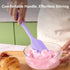 Purple Rubber Spatula for Kitchen Use, 10.8In Silicone Spatulas for Cooking Heat Resistant, Flexible Small kitchen Spatula for Kitchen Nonstick Co...