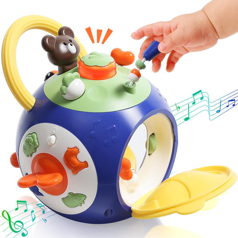 Toddler Toys for 1 Year Old Boy Activity Cube Learning Educational Musical Busy Cube Baby Toy 3 6 9 12 Months Autism Sensory Toys Girl Boy 1st Bir...