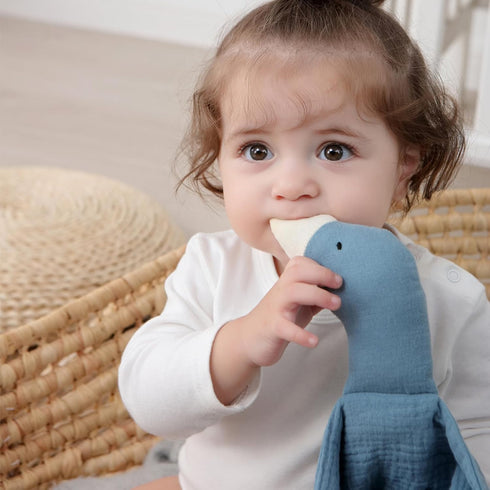 insular Baby Lovey Blanket for Boys and Girls, Muslin Cotton Security Blanket for Babies, Soft Breathable Lovie Soothing Towel for Newborn and Inf...