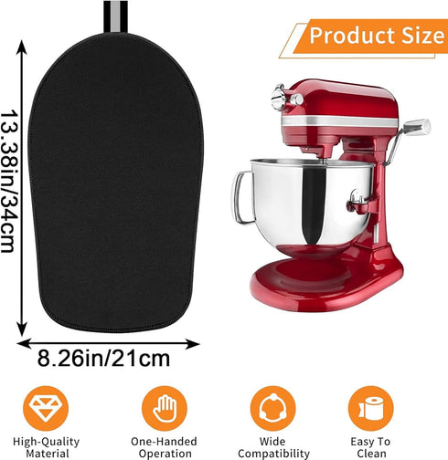 Sliding Mat for Kitchen aid 4.5-5 Qt Tilt-Head Stand Mixer,Mixer Mover Slider Mat Pad for Appliances,Heat Resistant Mat For Appliance,Kitchen aid ...