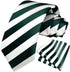 HISDERN Mens Tie Striped Ties and Handkerchief Set Business Formal Woven Pocket Square Wedding College Stripe Necktie...