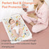 Baby Diaper Changing Pad, 21 5/8" x 31.5" Waterproof Changing Pad Liners 2Pack - Reusable Soft and Absorbent Portable Changing Mat(Dinosaur2PCS)...