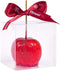 Clear Candy Apple Boxes with Hole 4"x 4"x 4" Transparent Favor Boxes Set of 20 Food-Grade Treat Box for Caramel Apples Cake Pops Cookies Chocolate...