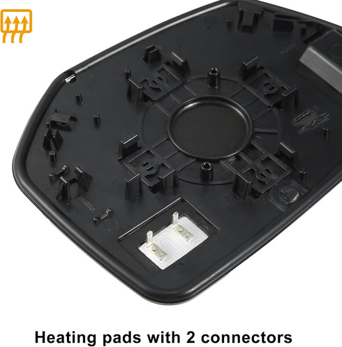 Car Rearview Right Side Power Heated Mirror Glass Replacement for Honda Civic 2016-2021, for Honda Envix 2018-2022, for Honda Crider 2019-2022...