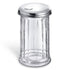 12 Oz Glass Sugar Dispenser with Pour Spout and Stainless Steel Flip Lid - Durable, Classic Style Conveniently Sized Multifunctional Sugar Contain...