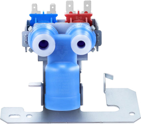 WR57X10032 Refrigerator Water Inlet Valve Dual solenoid by Romalon Fit for G.E Hot-point Refrigerator Replace WR57X10051 AP3672839 PS901314 AH304374 AP3192626