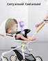 Baby Stroller Fan, Rechargeable Portable Fan with 2000 mAh Battery Operated,3 Wind Speed,360-Degree Rotation,Ultra-Low Noise Level,Safe mini fan f...