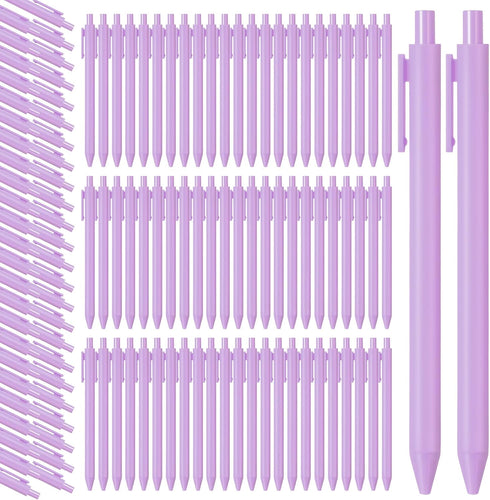 Fulmoon 50 Pcs Ballpoint Pens Bulk Retractable Comfortable Writing Pens Cute Back to School Supplies in Medium Point 1.0 mm for Teacher Student Br...