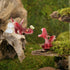 Top Collection Miniature Fairy Garden and Terrarium Mini Red Dragon Playing with Butterfly Figurine...