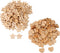 BQLZR Star & Heart Shape Wooden Buttons for DIY Projects Scrapbooking Pack of 200...