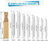 AGPTEK 22 PCS Sketch Drawing Tools, 16 Blending Stumps Set with 2 Sandpaper Pencil Sharpeners, 1 Pencil Extension Tool, 2 Erasers & 1 Felt Bag for...
