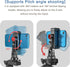 Aluminum Phone Tripod Mount, Phone Tripod Mount with 3 Cold Shoes and 1/4 Arca Port Locking Knob, 360° Smartphone Tripod Adapter360° Smartphone Tr...