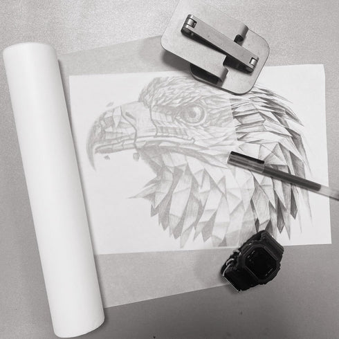 Tracing Paper Roll 12 Inch x 20 Yards White Trace Paper Translucent Pattern Paper for Drawing Sewing...