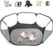Guinea Pig Cage Rabbit Cage Indoor with Mat Playpen Perfect Size for Small Animal Pet Play Pen Easy to Clean Exercise Yard Fence Portable Tent for...