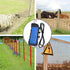 Electric Fence Voltage Tester, 12KV Neon Fault Finder 2000 to 12000V 8 Neon Indicator Lights Waterproof Fence Tester for Farms...