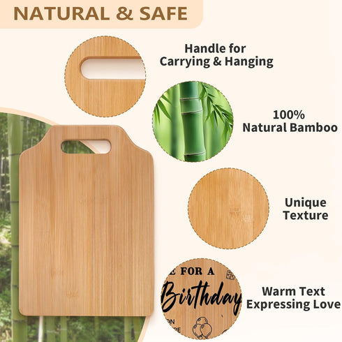 Birthday Gifts for Women, Unique Recipe for A Happy Birthday Cutting Board, Women Birthday Gift Ideas, Womens Birthday Gifts for Her Mom Sister Wi...
