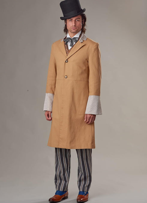 McCall's Men's Costume, Victorian Gentleman Sewing Pattern Kit, Code M8185, Sizes X-Large, XX-Large, 3X-Large, Multicolor...