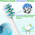 Replacement Toothbrush Heads Compatible with All Philips Sonicare Click-on Toothbrush Handles, Dupont Bristles, Medium Soft, Gentle & Comfortable....