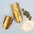 EUSOAR Disposable Baking Cups, 3.5 Ounce 100pcs Gold Tulip Cupcake Muffin Liners, Aluminum Foil Tulip Style Cupcake Cups, Foil Cups, Aluminum Cupc...