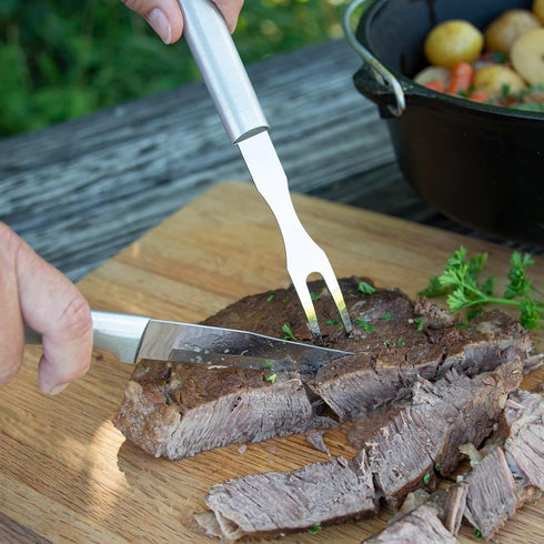 Rada Cutlery Carving Fork, Made in USA, Silver Handle...