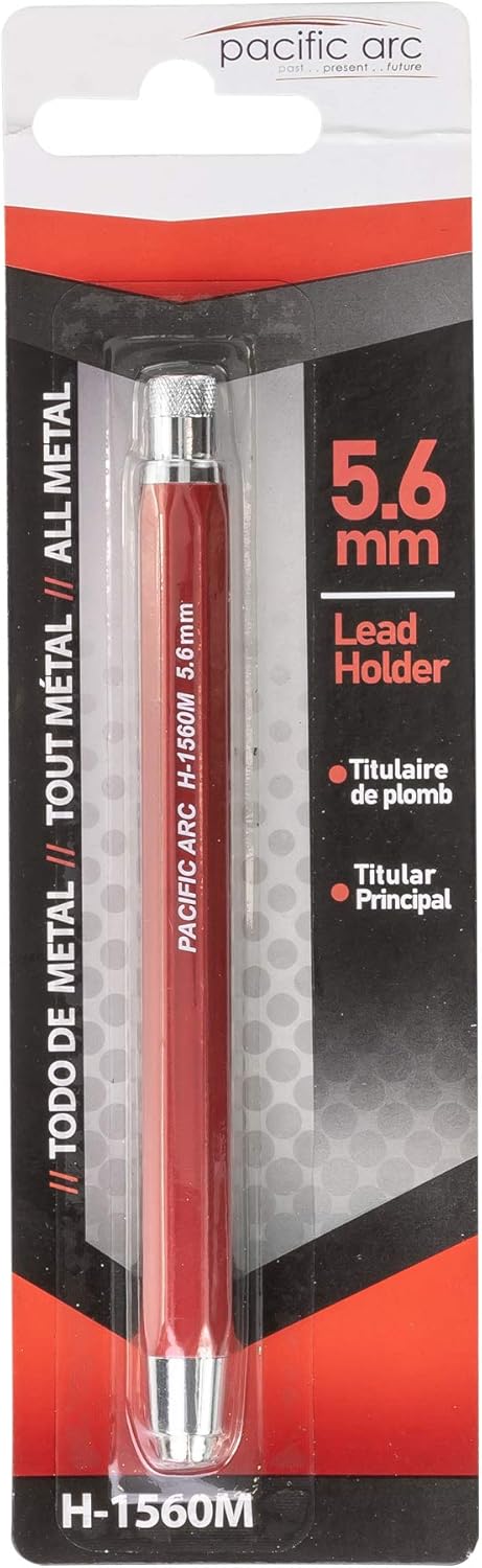 Pacific Arc Premium Red Technical Stainless Steel 5.6mm Clutch Lead Holder...