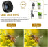 Phone Camera Lens 3 in 1 Kit, COSULAN Phone Lens Kit - 235° Fisheye Lens + 25X Macro Lens + 0.62X Wide Angle Lens, Clip on Cell Phone Lens Camera ...