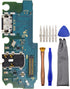 USB Charging Port Replacement Part Assembly Board for Samsung Galaxy A12 SM-A125F with Microphone Headphone Jack and Tool Kit...
