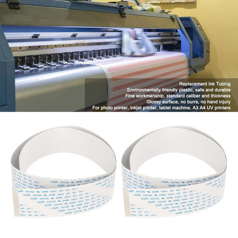 2Pcs Printer Flat Data Cable Printer Flexible Flat Cable 2pcs for XP600 TX800 Printhead Cable Data Cable Thickened Printer Flexible Flat Cable (30...