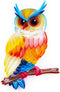 Uniquilling Quilling Paper Quilling Kit for Adults, 8 * 10-inch Witty Owl, Exquisite Handmade for Beginner DIY Craft Painting Kits Tools, Home Roo...