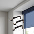 Curtain Rod Brackets Heavy Duty Drapery Hardware Adjustable Rod Holders for 7/8 or 1 Inch Rods, Set of 3 (White, fits rods up to 1 inch)...