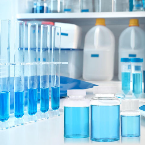 PATIKIL 8 Pcs 20ml Reagent Bottles, PET Small Mouth Round Bottles with Screw Cap for Lab Water Reagent Liquids Solid Sample Storage Seal, Transluc...