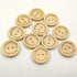 50Pcs Buttons Round 2 Holes Handmade with Love Letter Wooden Button DIY Sewing Decor - 15mm, Sewing Buttons...