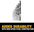 DEWALT Drill Bit Set, Brad Point, 6-Piece (DW1720) , Black...