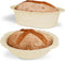 Silicone Banneton Bread Proofing Baskets, (Upgraded) 10 Inch Round & 12 Inch Oval Foldable Sourdough Baking Basket Bread, Set of 2 Foldable Proofi...