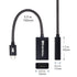 Cable Matters Braided Aluminum USB C to HDMI Adapter, Support 4K 60Hz, 2K 144Hz and HDR (HDMI to USB C Adapter) in Matte Black for iPhone 15, 15 P...