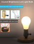 3 Way Light Bulbs 50 100 150W Equivalent A21,Three Way LED Light Bulb 4000K Natural White 6/14/20W,E26 Base,for Reading,living room,No Flicker,4 P...