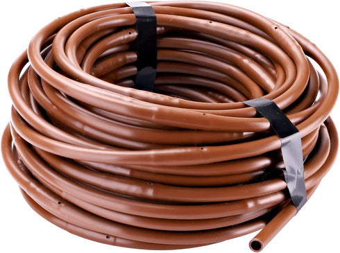 Raindrip R283DT 1/4-Inch Drip-A-Long® Dripline with 1/2 GPH Non-Pressure Compensating Emitters, 12-Inch Spacing, 50-Foot, for Drip Irrigation and ...