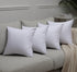 Feather Proof Euro Pillow Protectors 24x24 Set of 2 Waterproof Cover for Goose Down Square Throw Pillows 2 Pack...