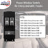 Driver Side Master Power Window Switch Gray | for 1999 2000 2001 2002 Chevy Silverado GMC Sierra 1500, 2500, 2500 HD, 3500 2-Doors Pickup Truck | ...