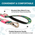 Max & Molly Classic 4 ft Dog Leash - Strong, Padded, Waterproof - Stylish Patterns for Boy & Girl Dogs - Durable, Lightweight, Comfortable for Sma...