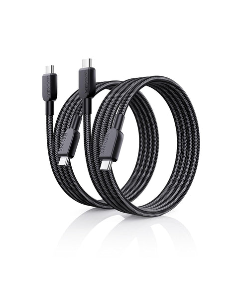 Anker 240W USB C to USB C Cable (2Pack,3ft), USB C Charger Cable Fast Charge for iPhone 15/15Pro/15Plus/15ProMax, MacBook Pro 2020, iPad Pro 2020,...