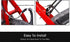 DS. DISTINCTIVE STYLE Bike Rear Rack Mount Adapter with Screws (Black)...
