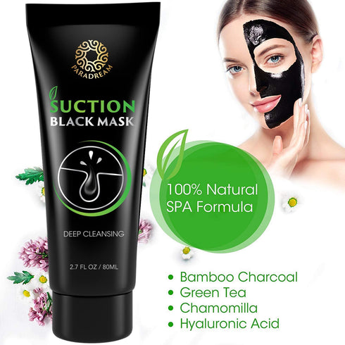 PRO Blackhead Remover Mask: 80g Black Head Remover for Face - Peel Off Face Mask - Facial Masks for Women & Men Skin Care - Charcoal Pore Deep Cle...