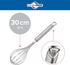 Stainless Steel Parma Balloon Whisk, Hand Whisk for Eggs, Batter, and Dough, Metal Whisk for Kitchen Use, 12 Inches...