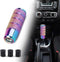 Shift Knob, 3.78" Aluminum Weighted Car Gear Shift Manual knobs with 3 Threaded Adapters M8 M10 M12 Fit Universal Manual Transmission Vehicle (Neo...