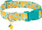 Cute Dog Collar Adjustable and Lightweight for Girl Female Boy Dogs,Soft and Fancy Summer Dog Collar with Lemon Special Design Pet Collar for Smal...