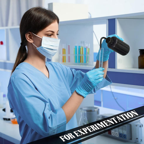 9 Pcs 250 ml Tattoo Wash Bottle Water Squirt Bottle Lab Squeeze Bottles Lash Water Bottle with Narrow Mouth Scale Labels Safety Rinse Bottle for E...