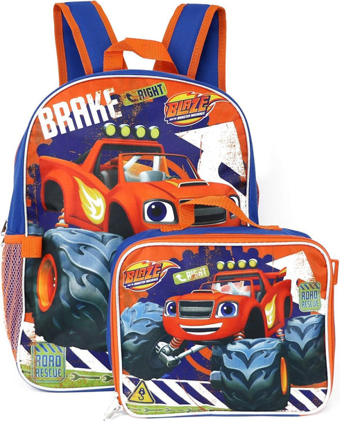 Blaze and the Monster Machines Backpack with Insulated Lunchbox (blue/multi)...