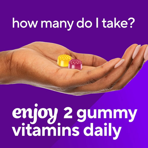 Vitafusion MultiVites Gummy Multivitamins for Adults with 12 Vitamins and Minerals, Berry, Peach and Orange Flavored, America’s Number 1 Gummy Vit...